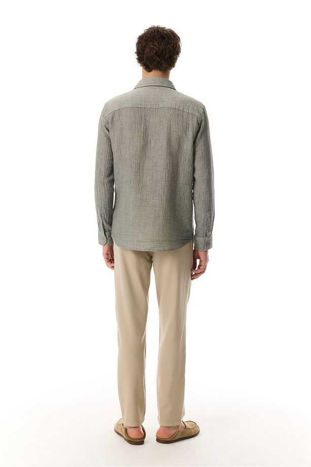 REGULAR FIT UZUN KOLLU CASUAL GÖMLEK - 2