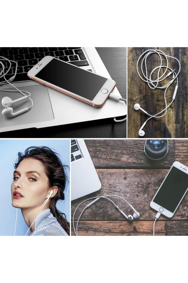 ELF Ucu Çıkışlı Pop Up Kulakiçi Yumuşak Kontrol Tuşlu Kulaklık AYR 1135941 - 2