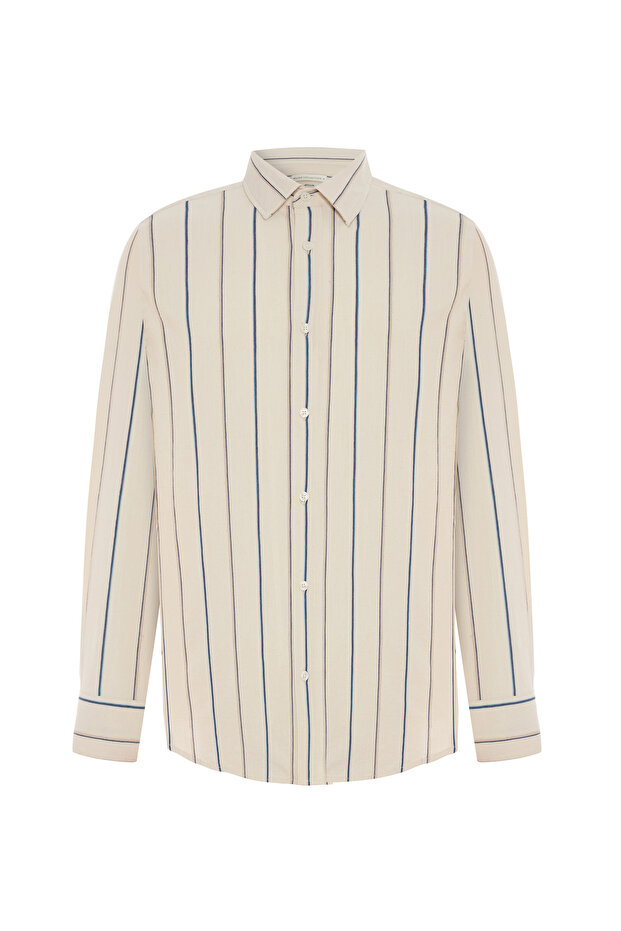 Regular Fit Striped Long Sleeve Shirt