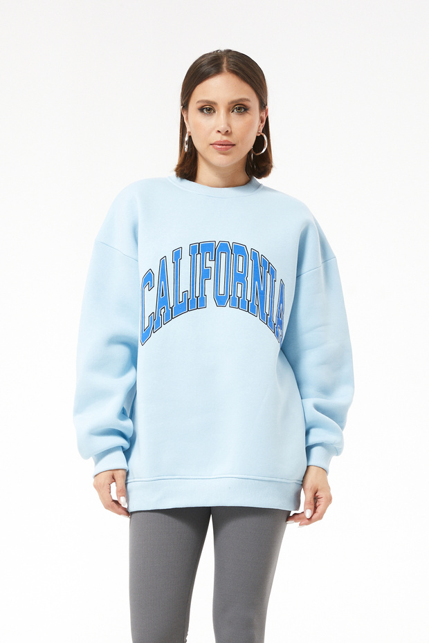 California Printed Three Thread Sweat