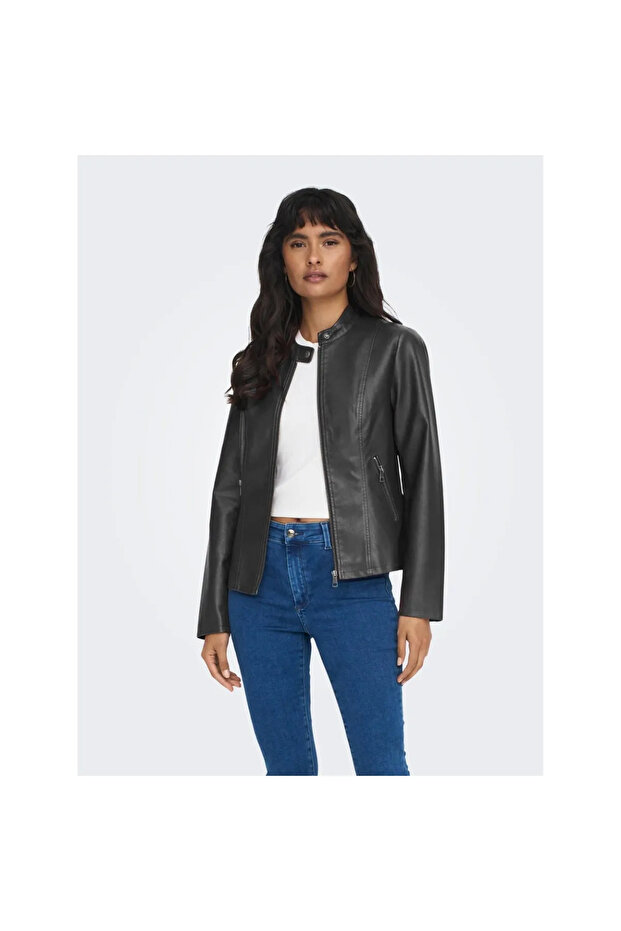 Onlnewmelısa Faux Leather Women's Jacket Cc Otw