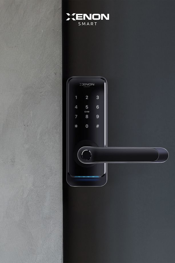 Akıllı Kapı Kilidi Mobil App Parmak Izi Şifre Rfıd Wi-fi Google Home & Alexa Kontrollü Kilit X8056 - 5