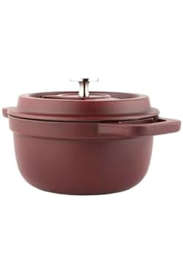 AMERCOOK قدر صلب أحمر 18سم - 6