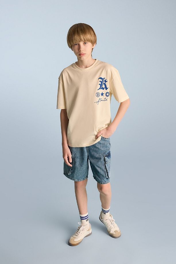 Erkek Çocuk Jean Şort D8566A825SM - 2