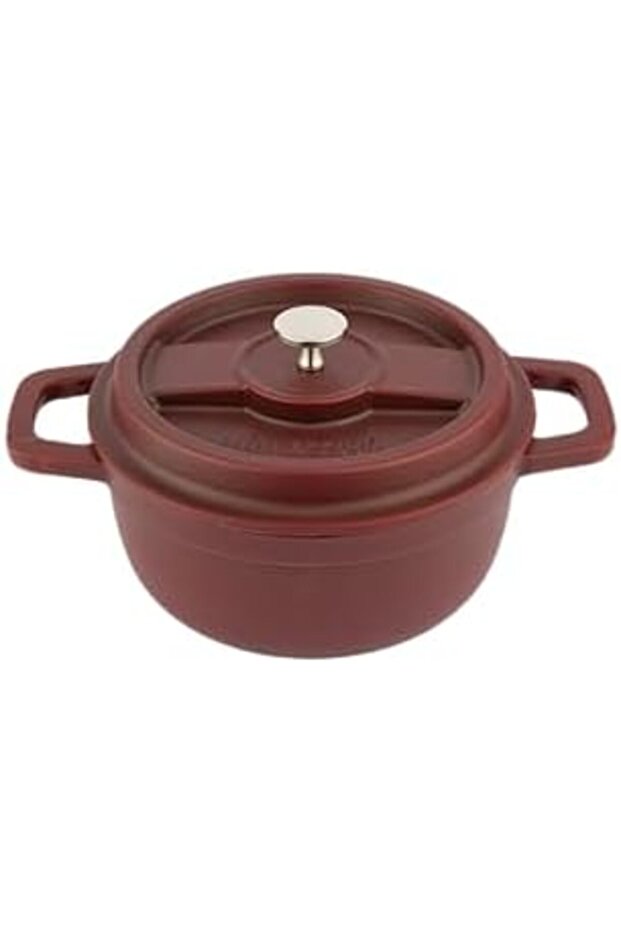 AMERCOOK قدر صلب أحمر 18سم - 8