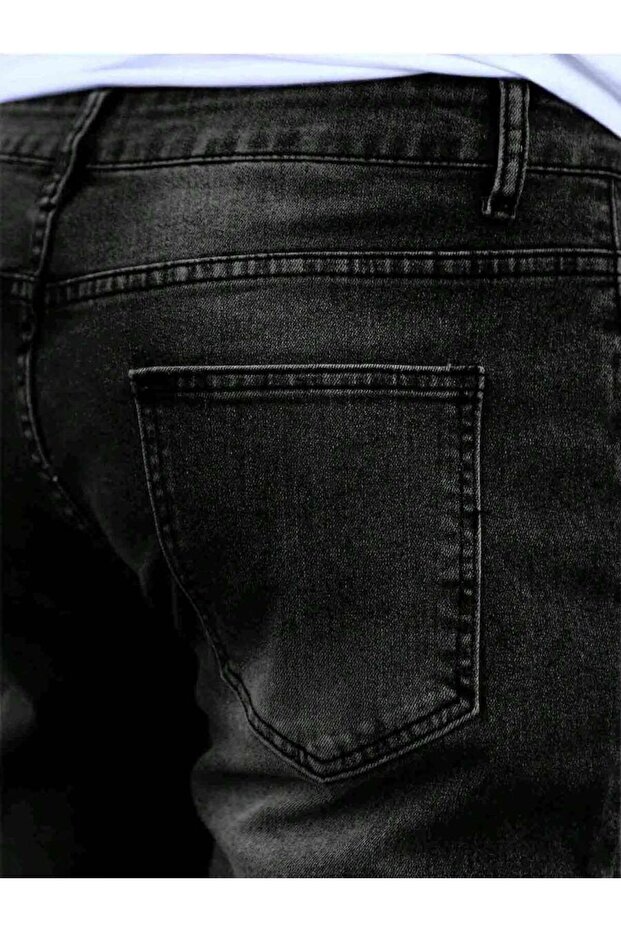 Regular Fit Erkek Kot Şort - 5