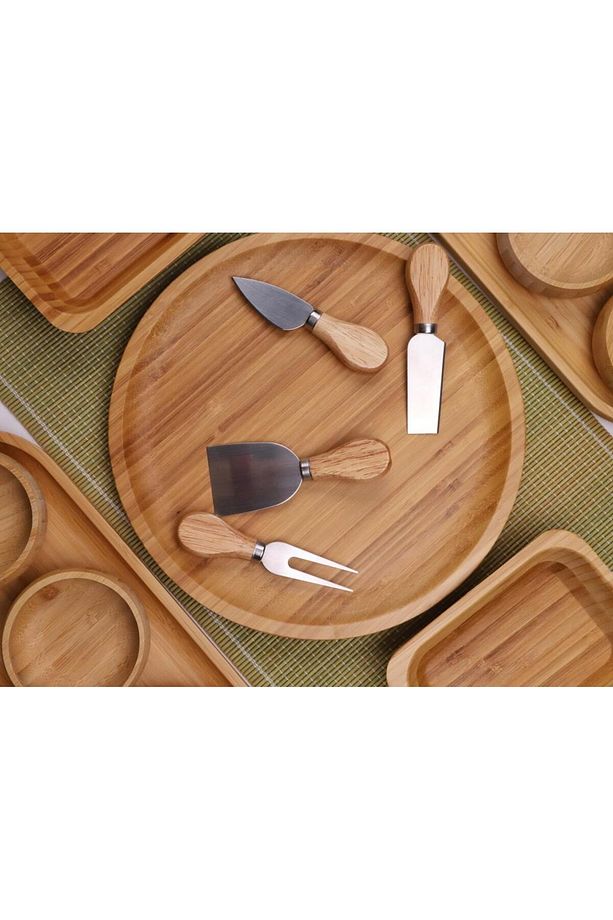Bambu Zen 6 Kişilik 23 Parça Şık Bambu Kahvaltı Takımı - Kahvaltı Seti - 4