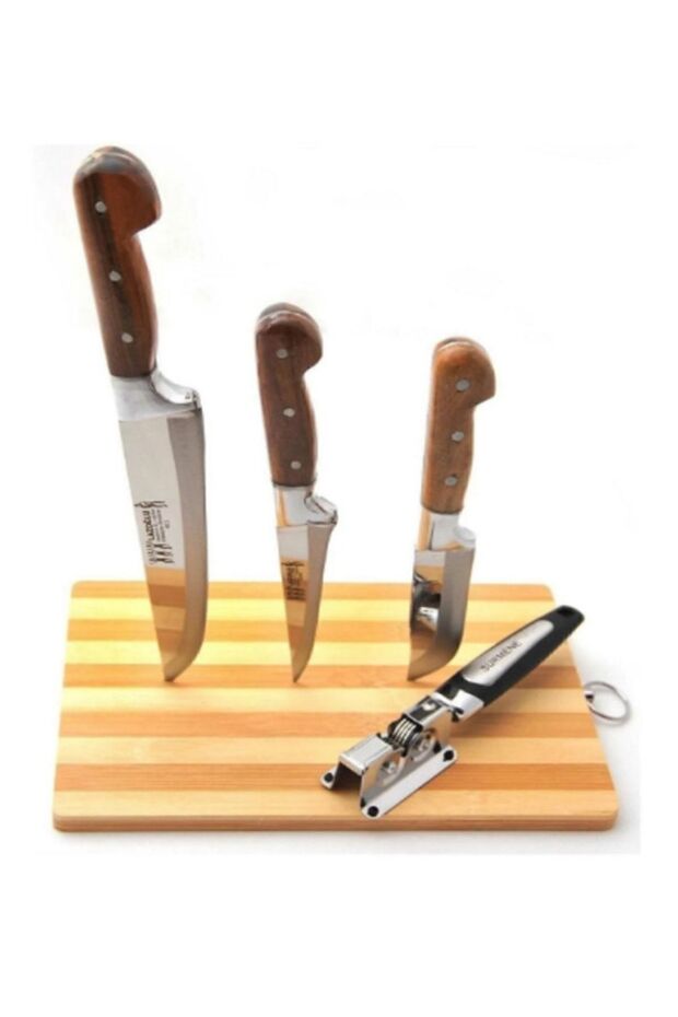 3 Parça Bıçak + Bileyici - 1