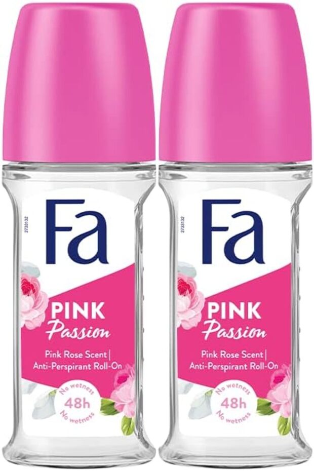 Roll On Pink Passion 50ml, Pack of 2