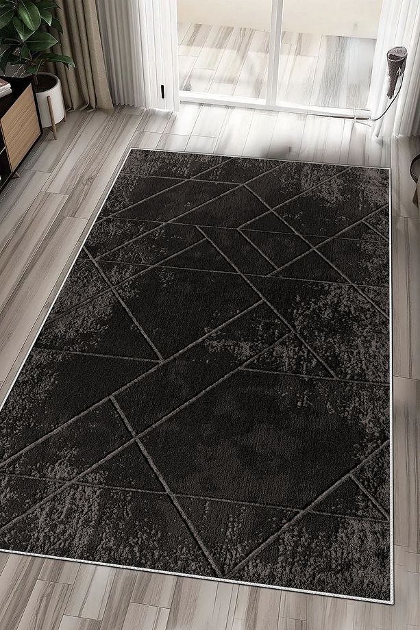 Makinede yıkanabilir kaymaz taban leke tutmaz mutfak halısı salon halısı ve yolluk/8076 Dikdörtgen - 2