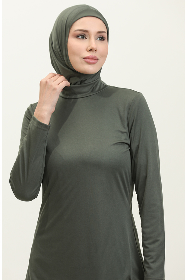 Хакі халат - Модель 2402-01 - 3