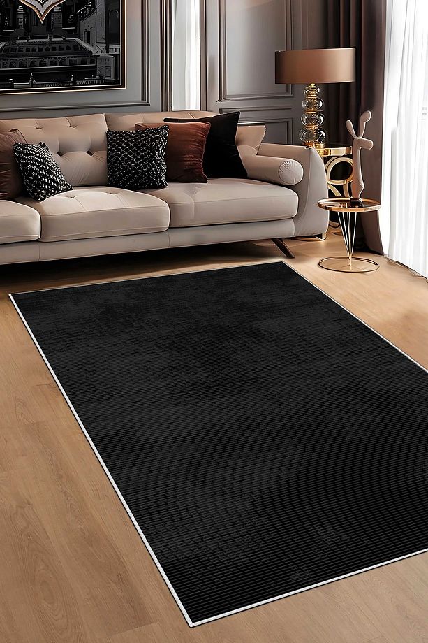 Makinede yıkanabilir kaymaz taban leke tutmaz mutfak halısı salon halısı ve yolluk/8084 Dikdörtgen - 1
