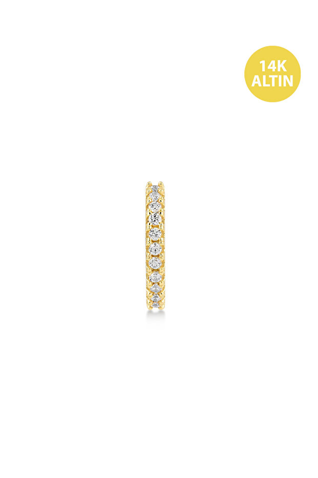 Tamtur Helix Hoop 8,0 mm (18 Gauge), 14KAltın Kıkırdak Küpe/Piercing (TEK Satılır) - 2