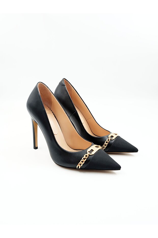Women's Genuine Leather Heeled Shoes