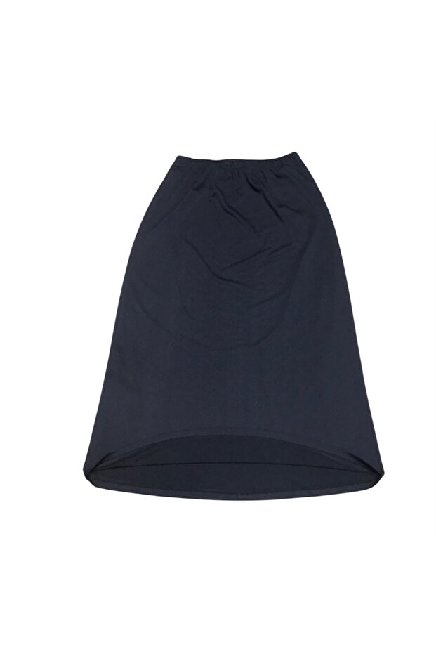 Women's Elastic Waist Lined Thin Combed Cloth Bell Skirt