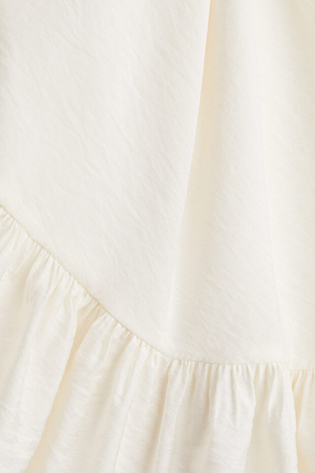 Fırfırlı Kolsuz Elbise - 4