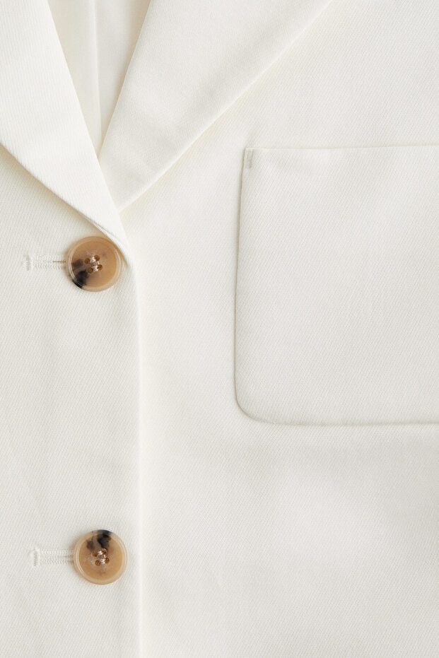 Tek Sıra Düğmeli Blazer - 2