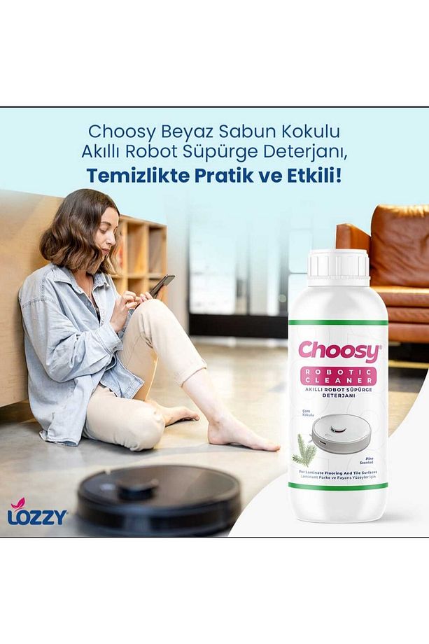 Robot Süpürge Zemin Temizleyicisi 1000 ml (ROBOT SÜPÜRGE DETERJANI) - 3