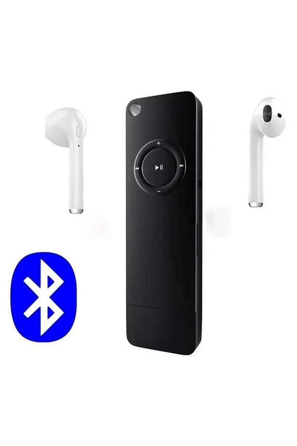 Bluetooth Lu Mp3 Player Dahili Hoparlör Kablolu Ve Kablosuz Kulaklık Ile Kullanabilme Mini Mp3 Çalar - 5