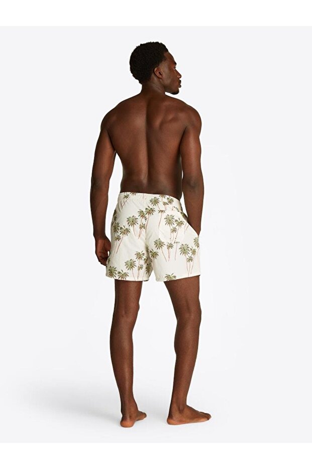 Erkek MEDIUM DRAWSTRING PRINT Deniz Şortu - 3