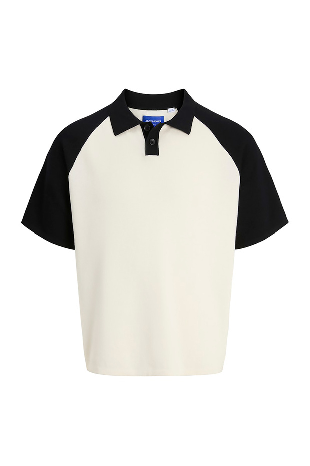 Summer Raglan Men's Cream Polo T-Shirt ( 12286186 -Ssb)