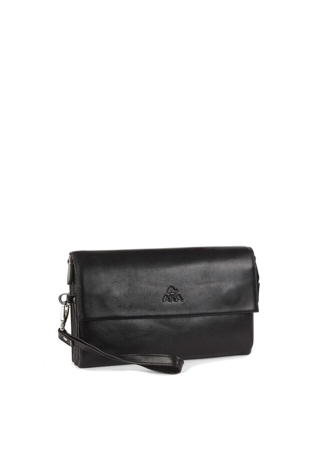Leather Black Handbag 309 1