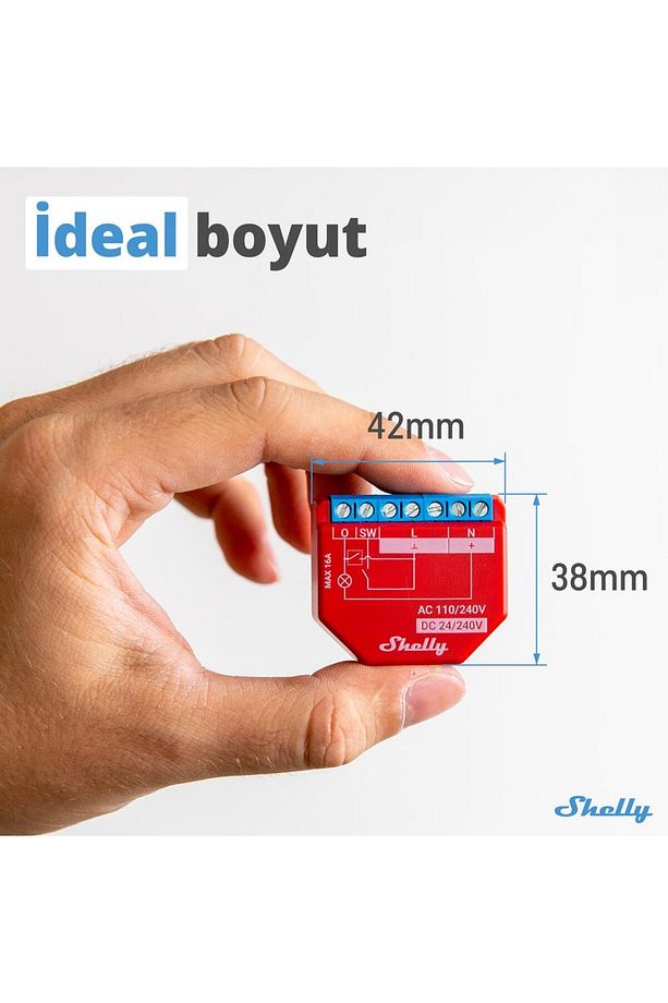 Plus 1pm Tek Kanal Enerji Ölçer Akıllı Röle - 8