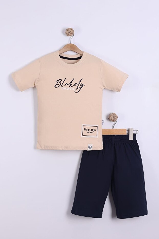 Blakely Printed Boy's Summer Suit