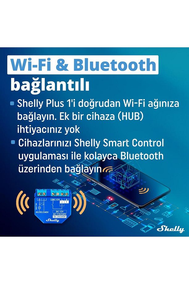 Plus 1 Wi-fi Ve Bluetooth Akıllı Röle - 4