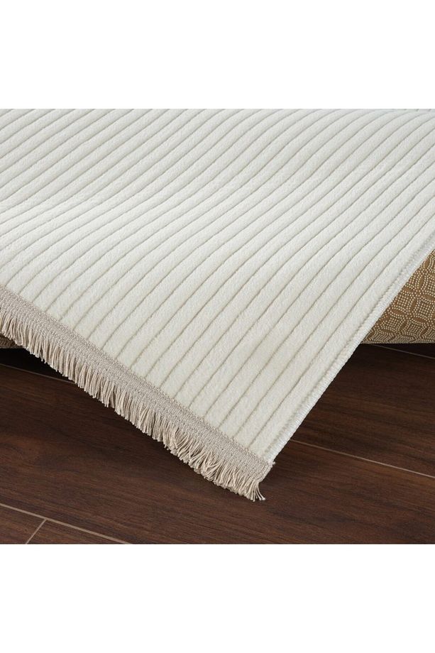 Relax Leke Tutmaz Silinebilir Makinada Yıkakabilir Yumuşak Kaymaz Jel Taban Modern Halı - 3