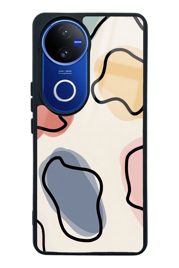 Vivo V50 Nude Milky Design Glossy Phone Case