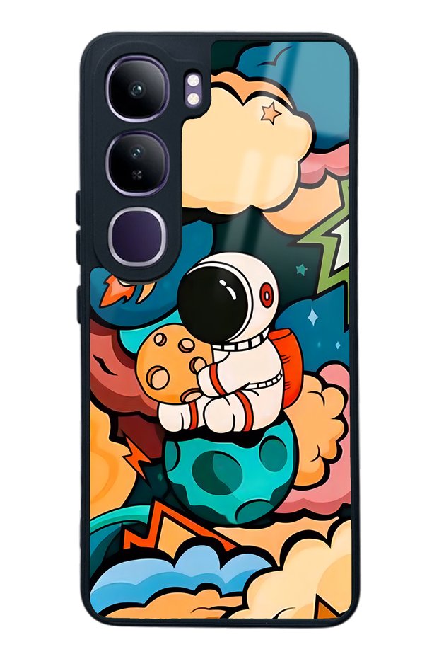 Vivo V40 Lite Baby Astronaut Design Glossy Phone Case