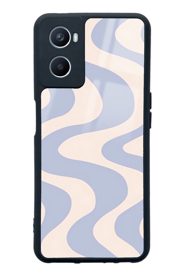 Oppo A96 Wave Efect Design Glossy Phone Case