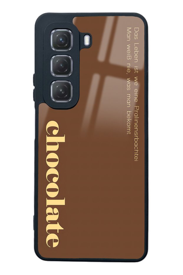 Infinix Hot 50 Choclate Design Glossy Phone Case