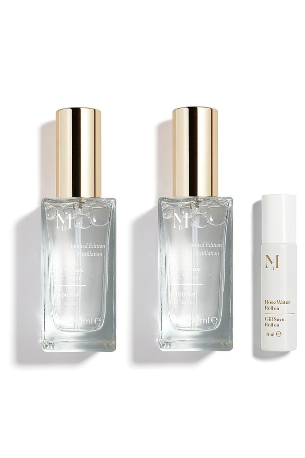 Limited Edition Saf Gül Suyu 50 mL 2'li Set & Gül Suyu Roll-On 8 ml - 5
