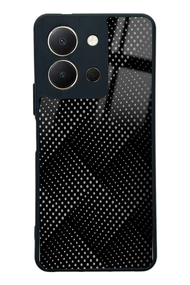 Vivo Y36 Black and Gray Design Glossy Phone Case