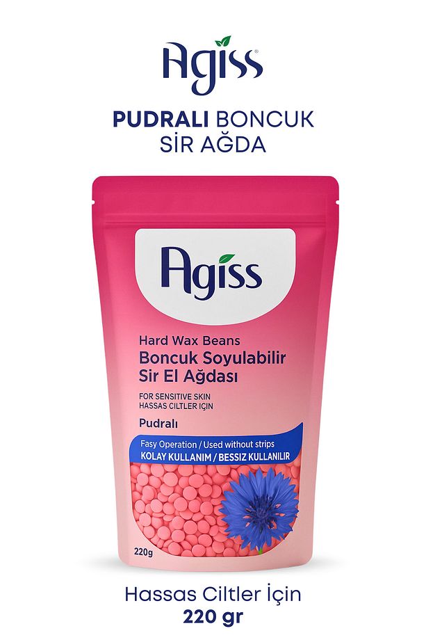 Sir Ağda Makinesi + 1 Adet Hassas Ciltler Için 220 Gr Boncuk Soyulabilir Inci El Ağda 5 Spatula Seti - 4