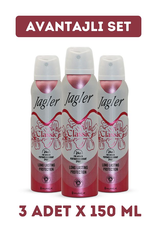 Classic Kadın Deodorant ( 3 Adet X 150 ml ) - 1