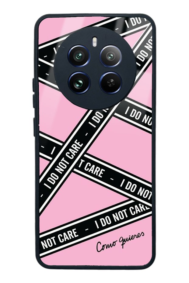 Oppo Realme 12 I Don'T Care Design Glossy Phone Case