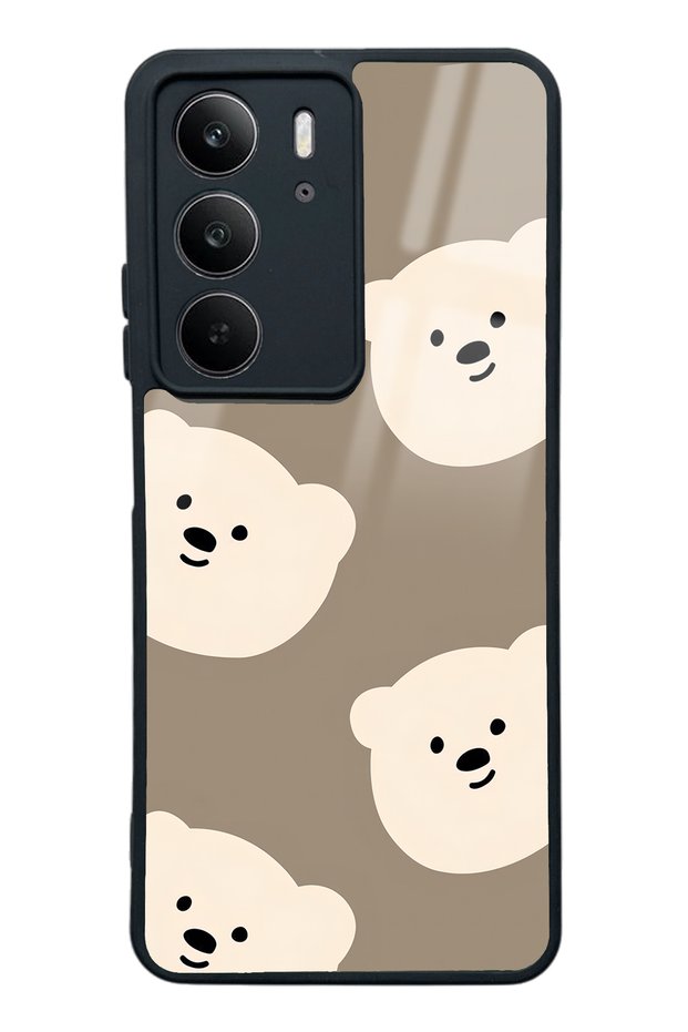 Oppo Realme C75 Glossy Phone Case with Sweet Face Design