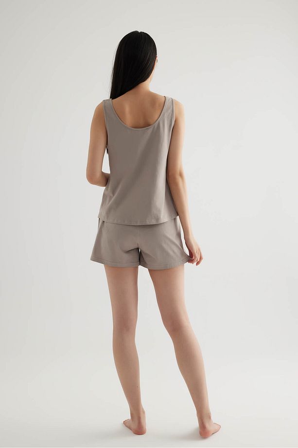 Kadın Pamuklu Şort Pijama Altı - 4