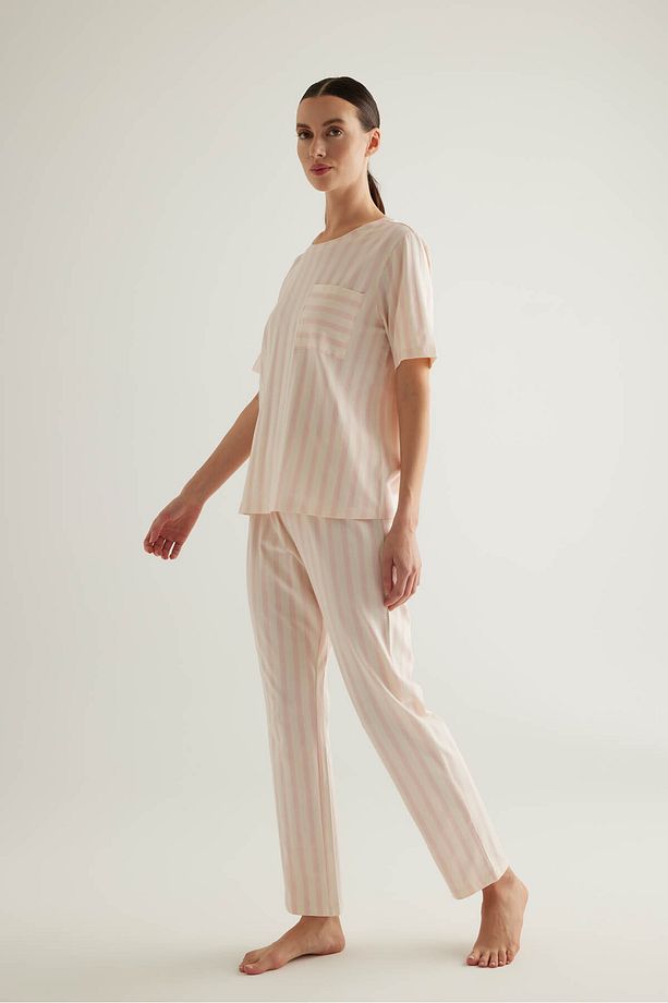 Kadın Pamuklu Uzun Pijama Altı - 3