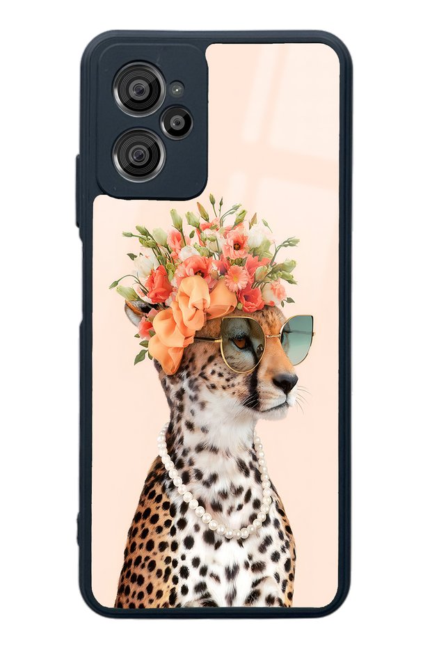 Casper X30 Influencer Glossy Phone Case with Leopard Cat Design