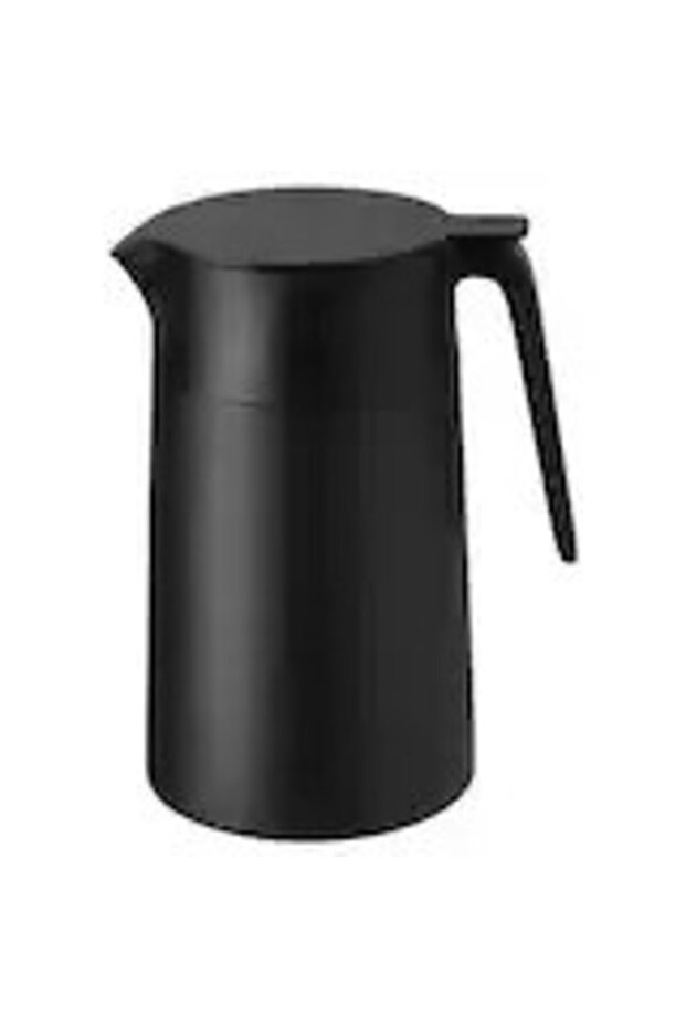 ترمس مفرغ من الهواء، أسود، سعة 1.2 لتر - 1