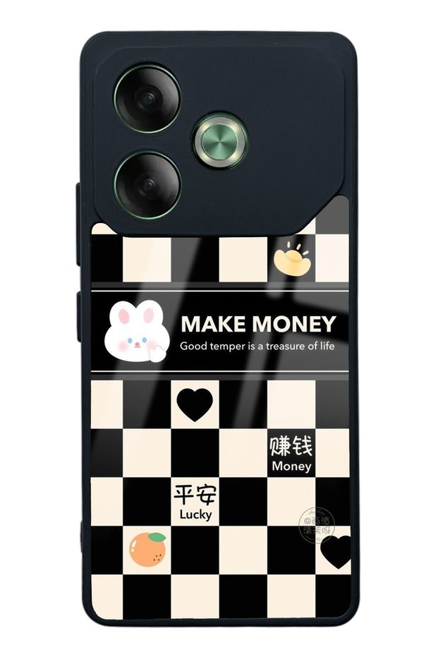 غلاف هاتف Tecno Pova 6 Make Money بتصميم لامع