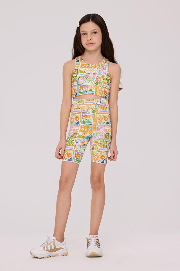 الجوارب الفتاة منقوشة - 1