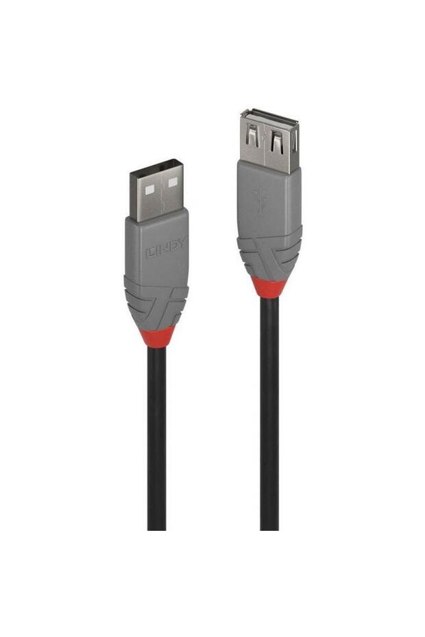 Cablu Lindy 5m USB 2.0 Type A Ext Anthr