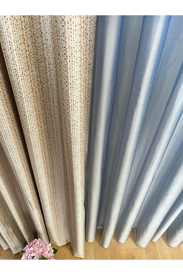 MAVİ TÜL PERDE (1/3 PİLE) - 1