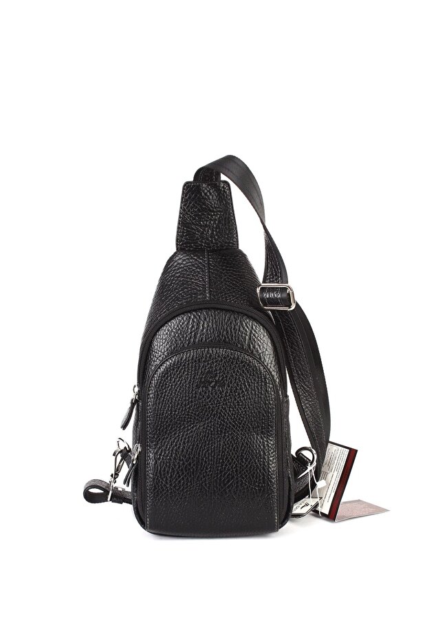 Leather Black Crossbody Bag 314 60
