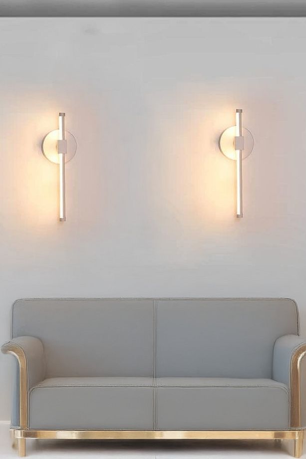 Kılıç Model Beyaz Kasa Dekoratif Banyo Duvar Ayna Tablo Resim Aydınlatması Led Flüt Aplik Sarı Işık - 3